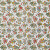 グッチ フラワー ボタニカル柄 スカーフ ハンカチ レッド マルチカラー コットン レディース GUCCI 【中古】